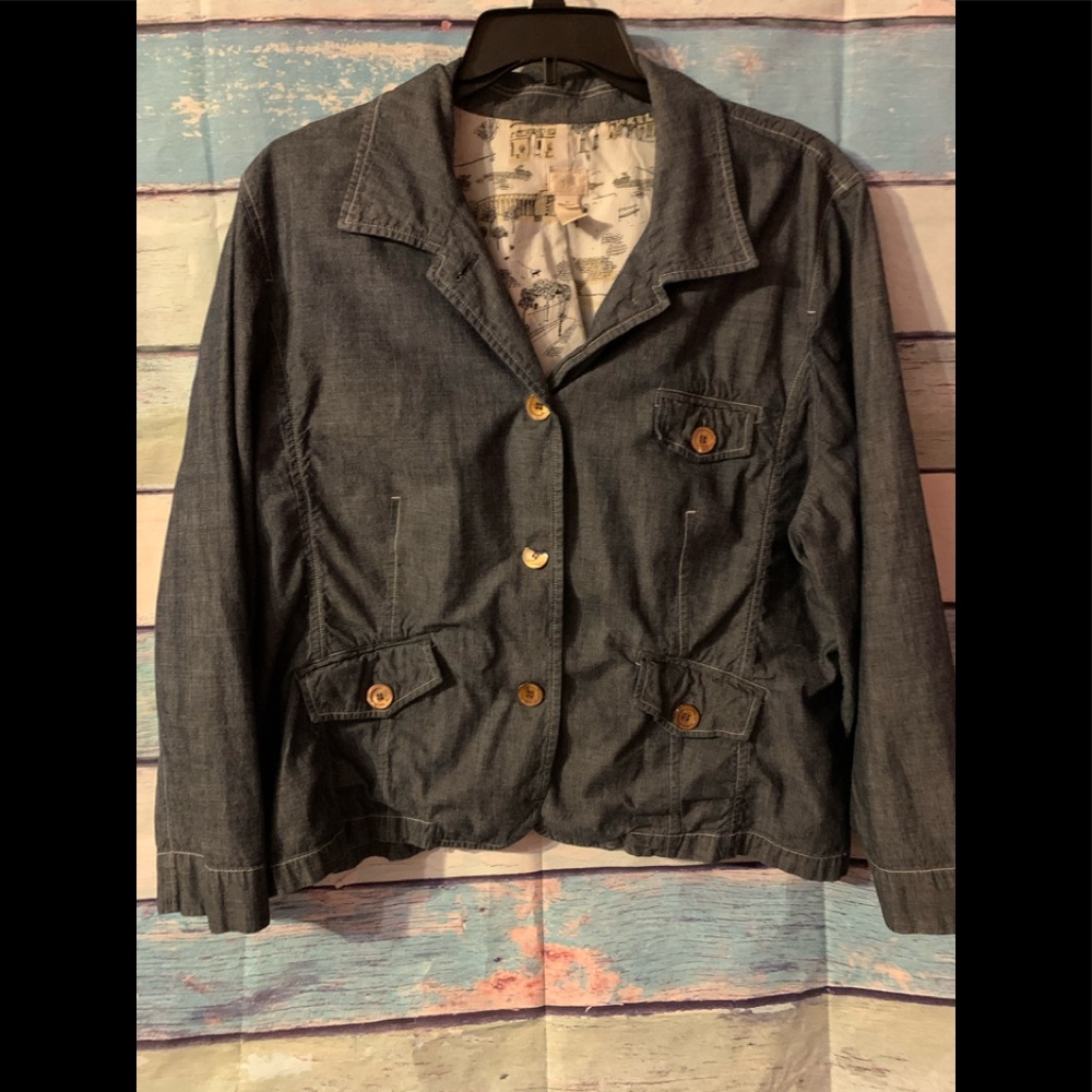 J Jill jean jacket size 3X